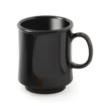 G.E.T - 8 oz Black Tritan Stacking Mug (24 Per Case) - TM-1308-BK