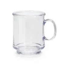 G.E.T - 8 oz Clear Tritan Stacking Mug (24 Per Case) - TM-1308-CL