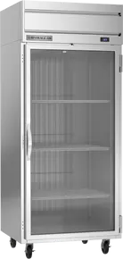 Beverage-Air - 35" Horizon Stainless Steel Reach-In Refrigerator w/ 1 Glass Swing Door - HR1WHC-1G
