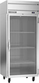 Beverage-Air - 35" Horizon Stainless Steel Reach-In Refrigerator w/ 1 Glass Swing Door - HRP1WHC-1G