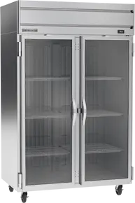 Beverage-Air - 52" Horizon Stainless Steel Reach-In Refrigerator w/ 2 Glass Swing Doors - HRP2HC-1G