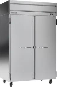 Beverage-Air - 52" Horizon Stainless Steel Reach-In Refrigerator w/ 2 Solid Swing Doors - HRP2HC-1S