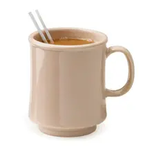 G.E.T - Tahoe 8 oz Sandstone Tritan Stacking Mug (24 Per Case) - TM-1308-S