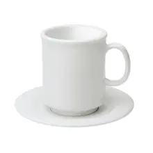 G.E.T - 8 oz White Tritan Stacking Mug (24 Per Case) - TM-1308-W