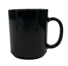G.E.T - 8 oz Black Tritan Stackable Coffee Mug (24 Per Case) - TM-1311-BK
