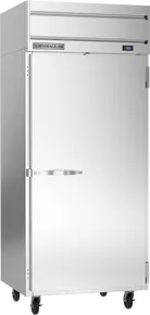Beverage-Air - 35" Horizon Stainless Steel Reach-In Refrigerator w/ 1 Solid Swing Door - HRPS1WHC-1S