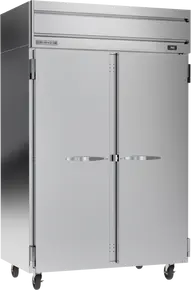 Beverage-Air - 52" Horizon Stainless Steel Reach-In Refrigerator w/ 2 Solid Swing Doors - HRPS2HC-1S