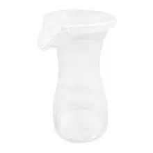 G.E.T - 10 oz Polycarbonate Decanter W/ Lid (12 Per Case) - BP-64-CL