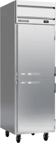 Beverage-Air - 26" Horizon Stainless Steel Reach-In Refrigerator w/ 2 Solid Swing Half Doors - HRS1HC-1HS