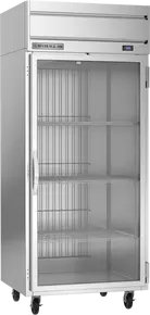 Beverage-Air - 35" Horizon Stainless Steel Reach-In Refrigerator w/ 1 Glass Swing Door - HRS1WHC-1G