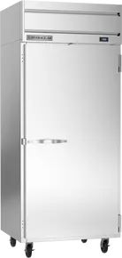 Beverage-Air - 35" Horizon Stainless Steel Reach-In Refrigerator w/ 1 Solid Swing Door - HRS1WHC-1S