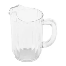 G.E.T - 32 oz SAN Plastic Clear Pitcher (12 Per Case) - P-3032-1-CL