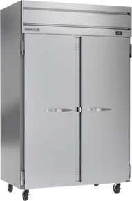 Beverage-Air - 52" Horizon Stainless Steel Reach-In Refrigerator w/ 2 Solid Swing Doors - HRS2HC-1S