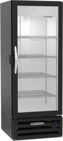 Beverage-Air - 25" MarketMax IQ Black Merchandiser Freezer w/ 1 Swing Glass Door - MMF12HC-1-B-IQ