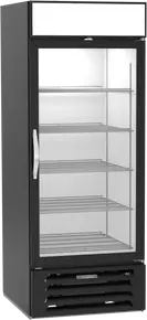 Beverage-Air - 30" MarketMax Black Merchandiser Freezer w/ 1 Swing Glass Door - MMF27HC-1-B