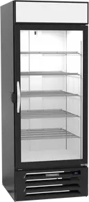 Beverage-Air - 30" MarketMax IQ Black Merchandiser Freezer w/ 1 Swing Glass Door - MMF27HC-1-B-IQ