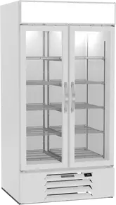 Beverage-Air - 40" MarketMax White Merchandiser Freezer w/ 2 Swing Glass Doors - MMF35HC-1-W