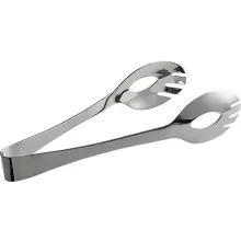G.E.T - 9.5" Stainless Steel Tongs W/ Mirror Finish (12 Per Case) - BSBF-20