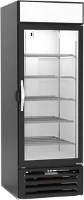 Beverage-Air - 28" MarketMax IQ Black Merchandiser Refrigerator w/ 1 Swing Glass Door - MMR23HC-1-B-IQ