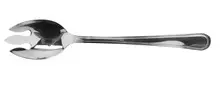 G.E.T - 11.5" Stainless Steel Slotted Spork W/ Mirror Finish (12 Per Case) - BSRIM-12