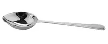 G.E.T - 4 oz Stainless Steel Portion Control Solid Spoon W/ Mirror Finish (12 Per Case) - BSRIM-21