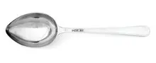 G.E.T - 6 oz Stainless Steel Portion Control Solid Spoon W/ Mirror Finish (12 Per Case) - BSRIM-22