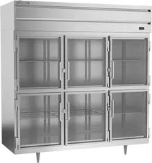 Beverage-Air - 78" P Series Stainless Steel Reach-In Freezer w/ 6 Glass Swing Half Doors - PF3HC-1BHG