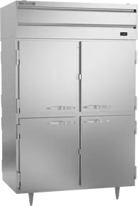 Beverage-Air - 52" P Series Stainless Steel Pass-Thru Freezer w/ 8 Solid Swing Half Doors - PFD2HC-1AHS
