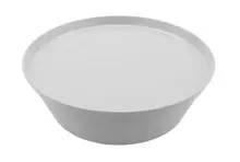 G.E.T - Cabana 8.23" White Cabana Box W/ Lid (6 Per Case) - CB-935-W
