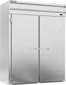 Beverage-Air - 69" P Series Stainless Steel Extra Tall Roll-In Freezer w/ 2 Solid Swing Doors - PFI2XTHC-1AS