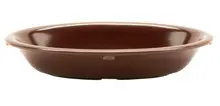 G.E.T - 5 oz Brown Melamine Oval Ramekin (48 Per Case) - DN-365-BR