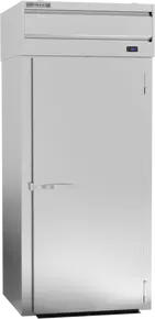 Beverage-Air - 36" P Series Stainless Steel Roll-Thru Freezer w/ 2 Solid Swing Doors - PFT1HC-1AS
