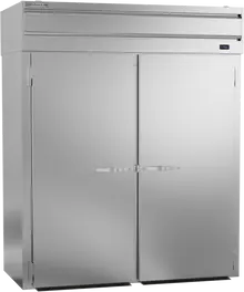 Beverage-Air - 69" P Series Stainless Steel Roll-Thru Freezer w/ 4 Solid Swing Doors - PFT2HC-1AS