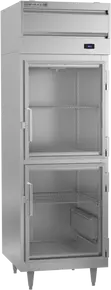Beverage-Air - 26" P Series Stainless Steel Reach-In Warming Cabinet  w/ 2 Glass Swing Half Doors - PH1-1BHG
