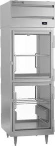 Beverage-Air - 26" P Series Stainless Steel Pass-Thru Warming Cabinet  w/ 4 Glass Swing Half Doors - PH1-1BHG-PT