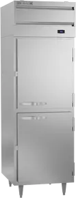 Beverage-Air - 26" P Series Stainless Steel Reach-In Warming Cabinet  w/ 2 Solid Swing Half Doors - PH1-1HS