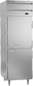 Beverage-Air - 26" P Series Stainless Steel Pass-Thru Warming Cabinet  w/ 4 Solid Swing Half Doors - PH1-1HS-PT
