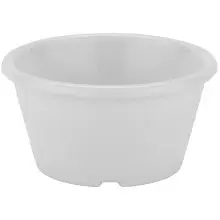 G.E.T - 2.5 oz White SAN Plastic Ramekin (48 Per Case) - ER-025-W