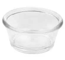 G.E.T - 1 oz Clear SAN Plastic Ramekin (48 Per Case) - HG-010-CL