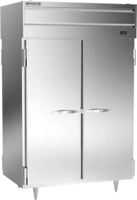 Beverage-Air - 52" P Series Stainless Steel Pass-Thru Warming Cabinet  w/ 4 Solid Swing Doors - PH2-1S-PT