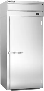 Beverage-Air - 36" P Series Stainless Steel Roll-In Warming Cabinet  w/ 1 Solid Swing Door - PHI1-1S