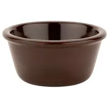 G.E.T - 3 oz Brown Melamine Ramekin (48 Per Case) - RM-388-BR