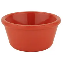 G.E.T - 3 oz Rio Orange Melamine Ramekin (48 Per Case) - RM-388-RO