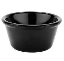 G.E.T - 4 oz Black Melamine Ramekin (48 Per Case) - RM-400-BK
