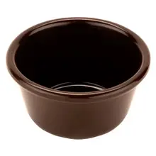 G.E.T - 4 oz Brown Melamine Ramekin (48 Per Case) - RM-400-BR