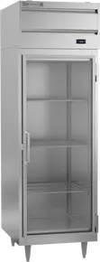 Beverage-Air - 27" P Series Stainless Steel Reach-In Refrigerator w/ 1 Glass Swing Door - PR1HC-1BG