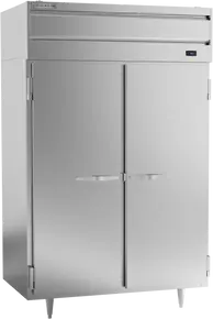 Beverage-Air - 52" P Series Stainless Steel Reach-In Refrigerator w/ 2 Solid Swing Doors - PR2HC-1AS