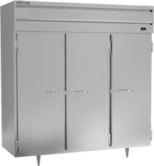 Beverage-Air - 78" P Series Stainless Steel Reach-In Refrigerator w/ 3 Solid Swing Doors - PR3HC-1AS