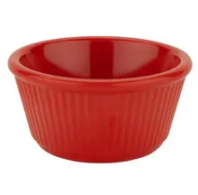 G.E.T - 4 oz Red Melamine Fluted Ramekin (48 Per Case) - RM-401-R