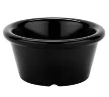 G.E.T - 2 oz Black Melamine Ramekin (48 Per Case) - S-620-BK